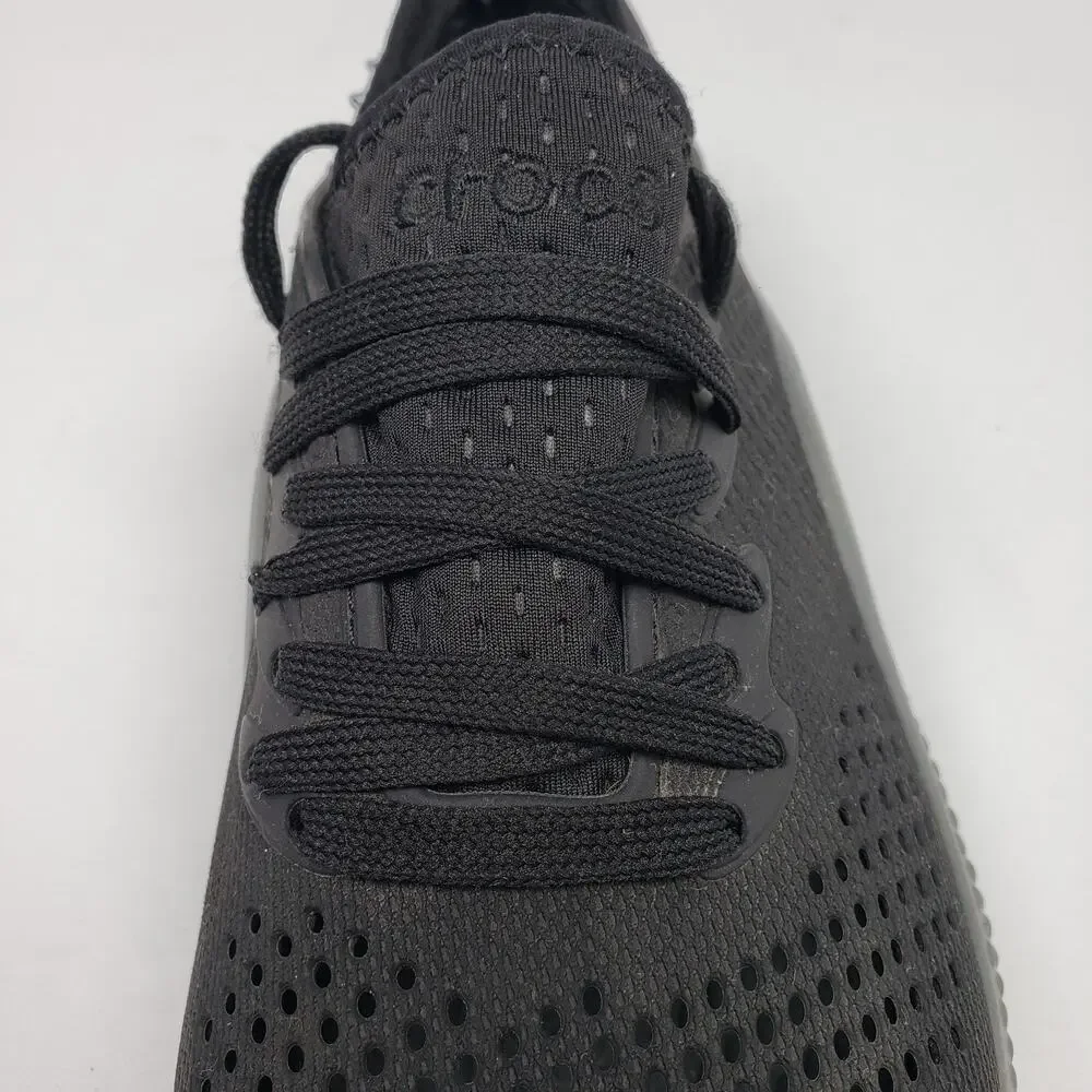 Crocs LiteRide 360 Pacer Womens Size 6 Black Gray Sneaker Shoes 206705